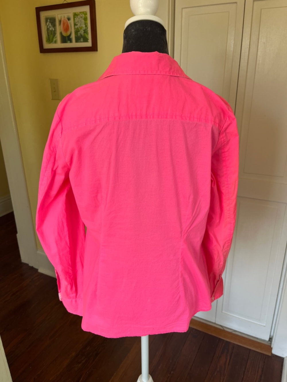 Tommy Hilfiger Hot Pink Long-Sleeve Button Shirt - Picture 4 of 11